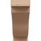 Ekena Millwork 5-inch W x 12-inch D x 12-inch H Copenhagen Rough Cedar Woodgrain TimberThane Knee Brace, Primed BRCUR05X12X12CHGRCPR - alternate 2